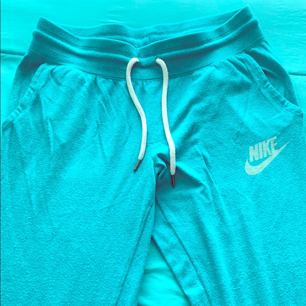 Teal Nike jogger sweats